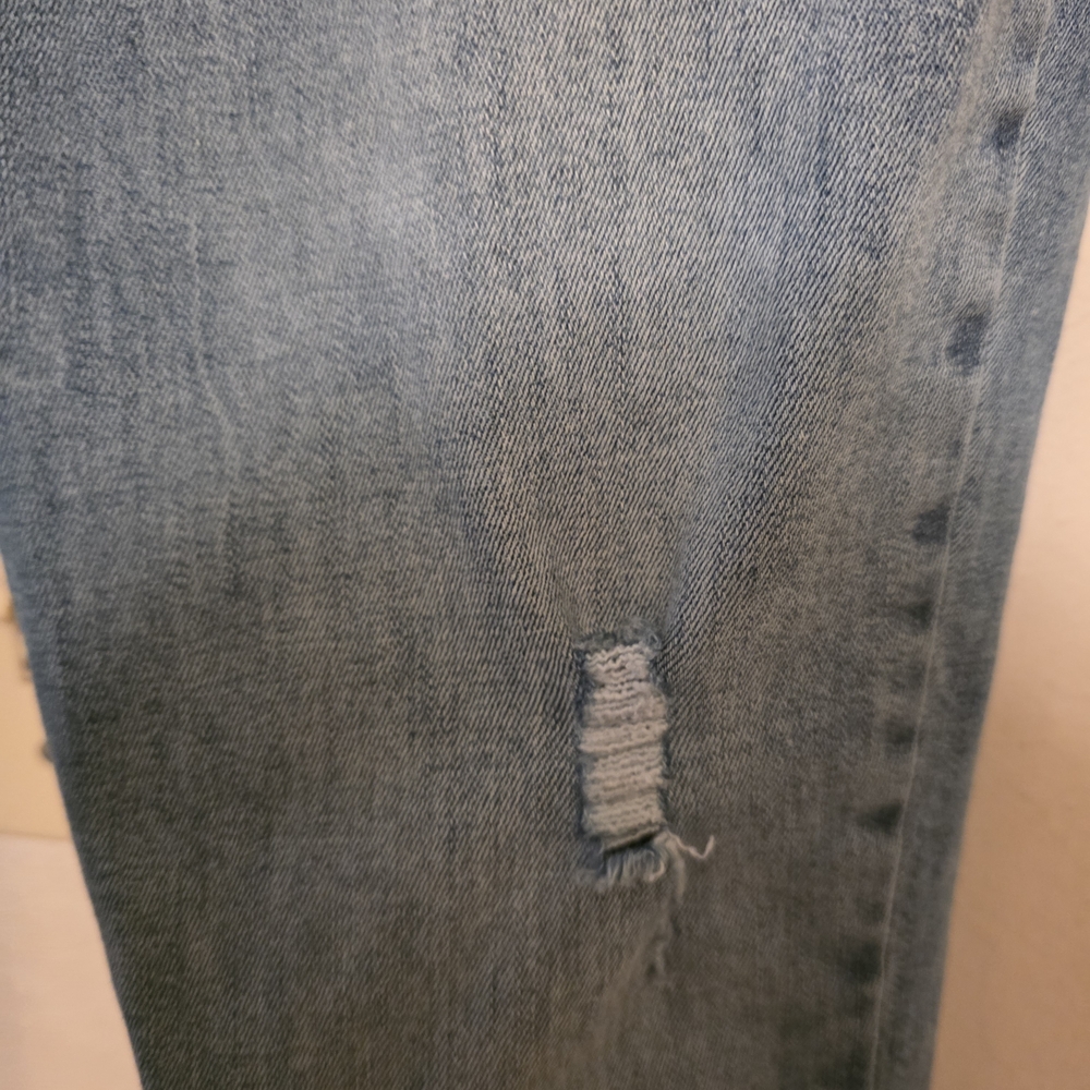 Lucky Brand MID RISE SUPER SKINNY AVA Light Blue Cropped Jeans size 10/30 A - Picture 6 of 10